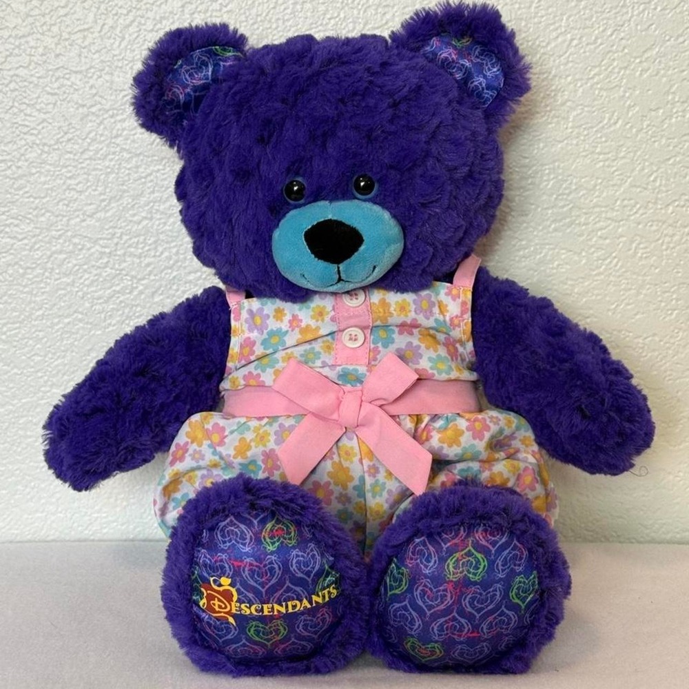 Disney Descendants Build A bear purple teddy bear